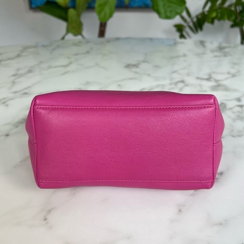 COACH Vintage Y2K EST. 1941 Leatherware Mini Shoulder Baguette Bag Pink Leather - Picture 9 of 12